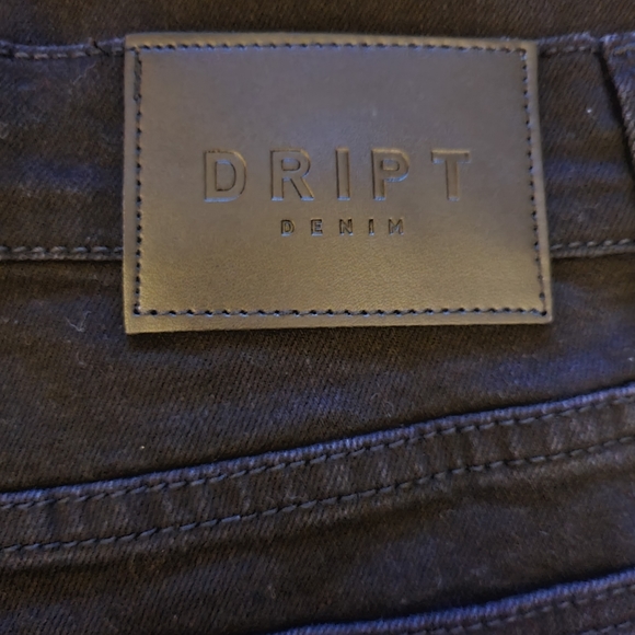 Dript Denim D.097 Racer Black Men's Skinny Jeans Size 38 NWT - Picture 9 of 9